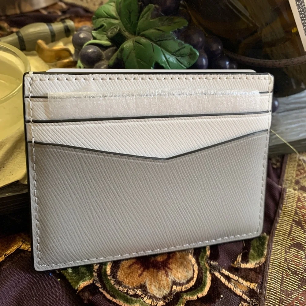 SOLD⛔️Authentic KATE SPADE Leather colorblock card case - Picture 3 of 8